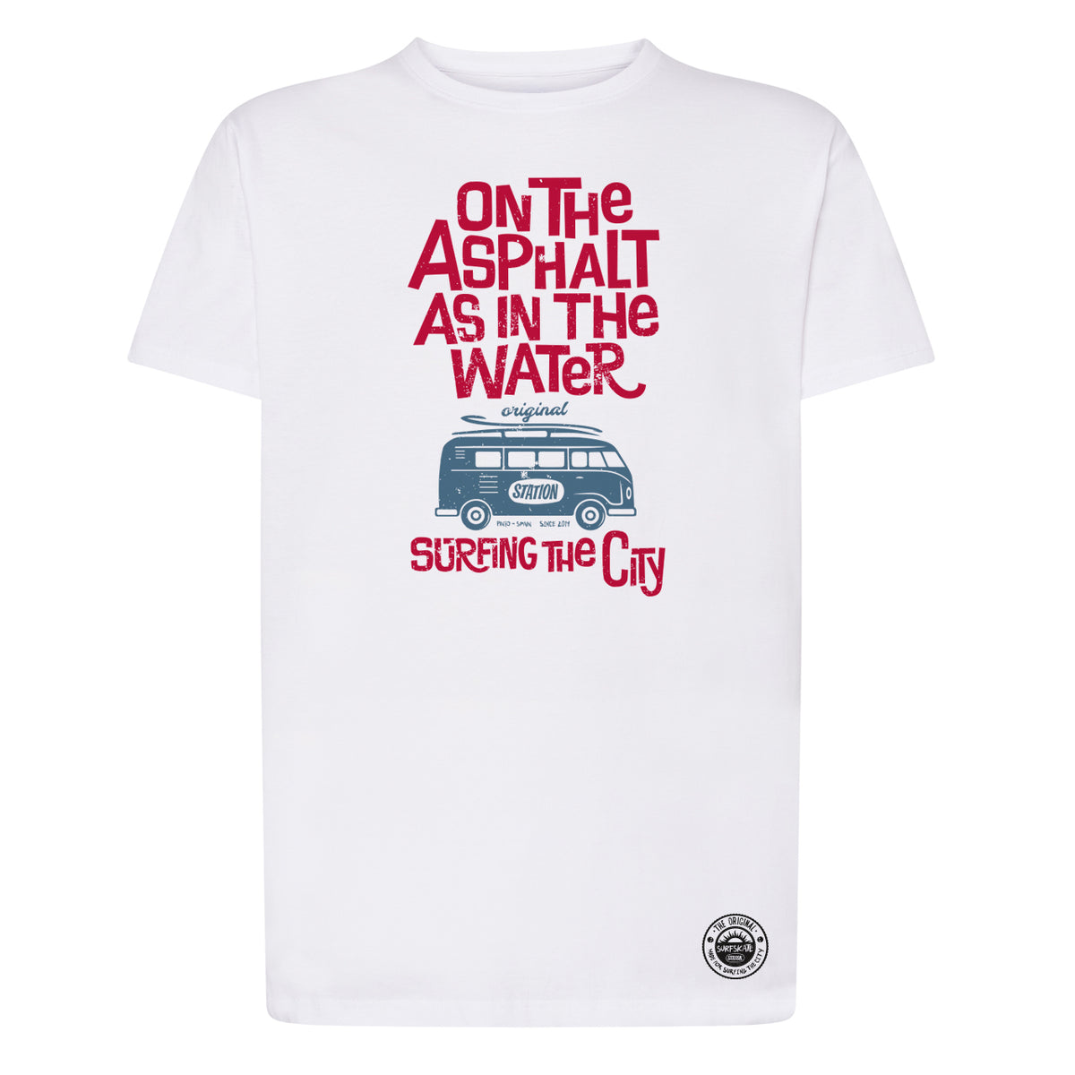 Camiseta color blanco VAN similar volskwagen